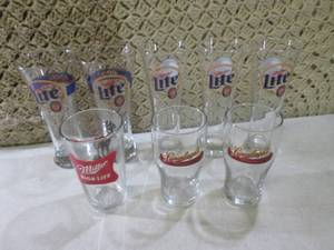 (BSB) Assorted Beer Glasses Leinenk...