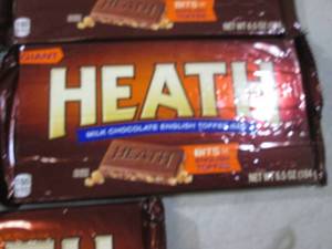 (B-1) 5 Giant Heath Candy Bars Best...