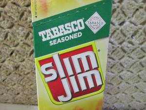 (B-2) Box of 24 Slim Jim Tabasco Se...