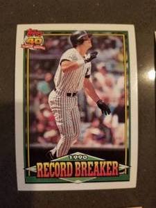 lot 24 image: Topps Assorted Print Baseball Card Collection 1991-96- 694g