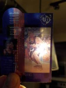 lot 62 image: Upper Deck UD3 Star Focus Holographic Basketball Cards
