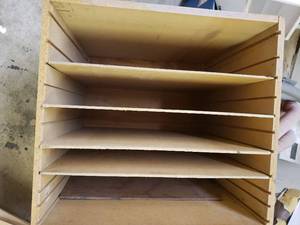 lot 187 image: Slotted Storage 26x24x24