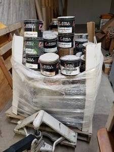lot 192 image: Large Pallet of Printers Ink, various levels of use and condition