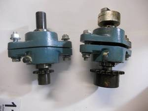 lot 114 image: 2 Bearing Chain Housing Brackets