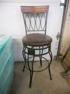 lot 160 image: Bar Stool - Seat swivels, Seat is 29-12 high