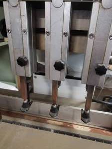 lot 8 image: iram 12 Commercial 3 Hole Punch Machine Morgana Systems - Hydraulic Table Lift, Very Heavy High-End Drill