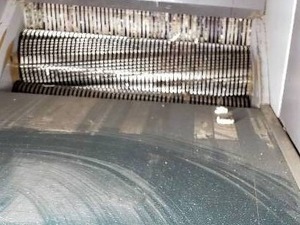 lot 2 image: Industrial Heavy-Duty Shredder - Large Capacity, Base Frame is included but not shown in the photos - This unit can become a business 72x48 30 high  - Works and shreds about 1600 pounds of paper per hour
