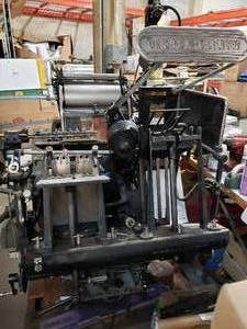lot 6 image: Antique Heidelberg Windmill Press 10x15 - We use this occasionally - works great