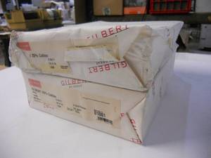 lot 71 image: Gilbert White 25% Cotton 8-12x11 24#, approx 1000 Sheets - Beautiful Paper