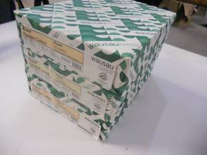 lot 73 image: Peach Exact Opaque Colors - 1500 Sheets - 60# 8-12x11 CopierInkjetLaserOffset Acid-Free Peach Vellum Finish Paper