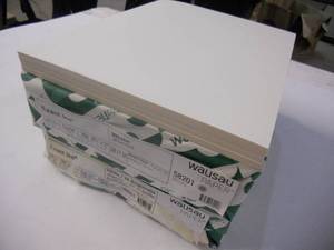 lot 85 image: Partial Ream of Textured Card Paper, 250 Sheets 80# CoverCardstock White Smooth Finish, AND 500 Sheets 60# White 96 Brightness - All 8-12x11