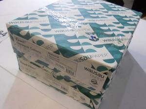 lot 64 image: Exact Opaque Natural Color 70# 500 Sheets 8-12x11 Multipurpose Vellum Finish Paper AND Royal Fiber Cotton Wood Smooth Finish 500 Sheets 24# Multipurpose Paper
