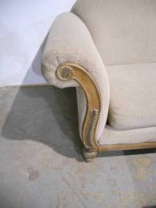 lot 180 image: Sofa with Wood Trim 92x42