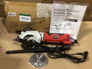4-12 in. 4 Amp Electric Compact Circular Saw by PowerSmart in good&nbsp condition