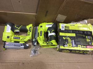 18-Volt ONE Lithium-Ion Cordless AirStrike 23-Gauge 1-38 in. Headless Pin Nailer (Tool Only) by RYOBI in good&nbsp condition