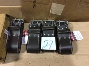 2.5 in. Oil Tanned Leather Work Belt by McGuire-Nicholas in good&nbsp condition
