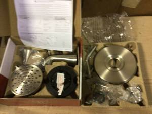 Ladera Single-Handle 3-Spray Tub and Shower Faucet in Spot Defense Brushed Nickel (Valve Included) by Pfister in good&nbsp condition