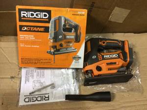 18-Volt OCTANE Cordless Brushless Jig Saw (Tool Only) by RIDGID in good&nbsp condition