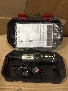 38 in. Drive 12-Volt Lithium-Ion Cordless Ratchet by Husky in good&nbsp condition