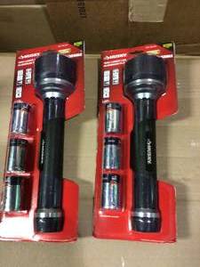 1000 Lumen Virtually Unbreakable Aluminum Flashlight by Husky in good&nbsp condition