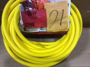 lot 21 image: 38 in. x 50 ft. Hybrid Air Hose by Husky in good condition