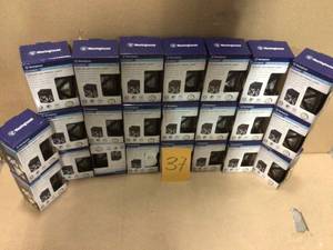 lot 37 image: BIG LOT OF  Fencing Westinghouse Solar Black Integrated LED Fence Light-Q07CJ1601-08 in good condition