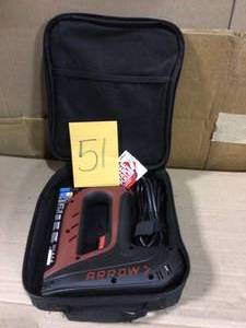 lot 51 image: 6 in. Electric Stapler and Brad Nailer by Arrow in good condition