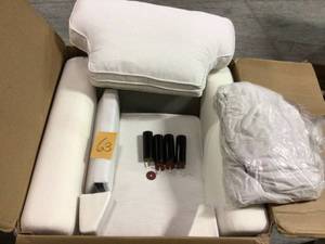 lot 63 image: Ashton Chair with Ivory Slip Cover in good  condition