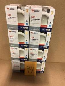 lot 94 image: OneUp 3 in. White Integrated LED Recessed Kit by Lithonia Lighting in good  condition