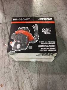 lot 108 image: 216 MPH 517 CFM 58.2 cc Gas 2-Stroke Cycle Backpack Leaf Blower with Hip Throttle by ECHO in good conditions