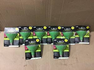 Lot of 75-Watt Equivalent Par38 Medium E26 Base Non-Dimmable Indoor and Outdoor Full Spectrum LED Plant Grow Light Bulb by Feit in good condition see pictures