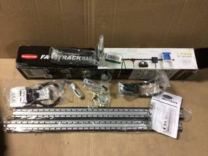 All-In-One FastTrack Garage Storage Rail System Tool Kit (7-Piece) by Rubbermaid in good condition see pictures