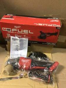 M18 FUEL 18-Volt Lithium-Ion Brushless Cordless 4-12 in.6 in. Braking Grinder with Paddle Switch (Tool-Only) by Milwaukee in good condition see pictures