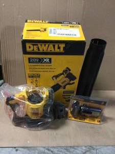 125 MPH 450 CFM 20V MAX Lithium-Ion Cordless Brushless Blower with (1)  Battery and Charger Included by DEWALT open box customer return in good condition see pictures