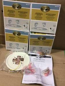 Lot of 5 in. White Recessed Conversion Kit by Hampton Bay open box customer return in good condition see pictures