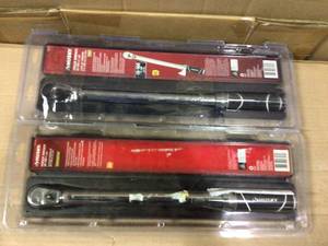Lot of 2  Drive Torque Wrench by Husky open box customer return in good condition see pictures