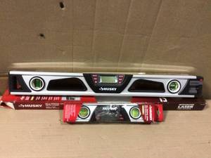 Lot of Line Generator Digital Laser Level by Husky  open box customer return in good condition see pictures