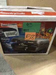 0.36 cu. ft. Fire Safe, Waterproof Fire Resistant Chest, Large by SentrySafe open box customer return in good condition see pictures