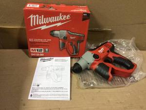 M12 12-Volt Lithium-Ion Cordless 12 in. SDS-Plus Rotary Hammer (Tool-Only) by Milwaukee open box customer return in good condition see pictures