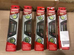 Lot of 10 in. Multi-Function Standard Digital Level by Husky  open box customer return in good condition see pictures