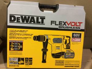 FLEXVOLT 60-Volt MAX Lithium Ion 1-916 in. Cordless SDS-MAX Brushless Combination Rotary Hammer open box customer return in good condition see pictures