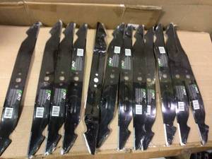 Lot of EGO Mower Blade 21 in. 3 in 1 Mulching Bagging Side Discharging Durable AB2100 open box customer return in good condition see pictures