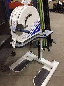 lot 1 image: WOW MSRP $4000 MONARK UPPER LOWER BODY ERGOMETER REHAB TRAINER MODEL 881 HANDLEG&nbspCYCLE UBE PHYSICAL THERAPY TRAINER WHEELCHAIR ACCESSIBLE INCLUDES ITS HEIGHT ADJUSTABLE STAND - GREAT CONDITION