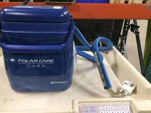 lot 2 image: MSRP $200&nbspBreg Polar Care Cube Healing Cold Therapy System w Pad, Power Cord, Great WORKING CONDITION