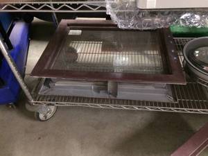 lot 45 image: A Very Expensive Window  MSRP $2000 Radiation Protection Products&nbspRadiation Safety X Ray Protection Leaded Safety Glass Window Pane - Great Condition Approx 2x30