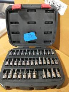 lot 73 image: HUSKY 38 in. Drive Master Bit Socket Set (37-Piece)