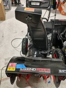lot 107 image: 24 in. Two-Stage Gas Snow Blower with Electric Start