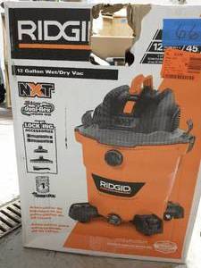 lot 66 image: RIDGID 12 GAL WETDRY VAC