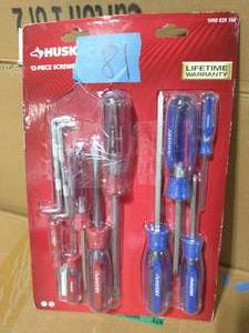 lot 81 image: HUSKY Variety Screwdriver Set (12-Piece)