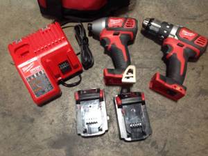 Milwaukee Combo kit Drill Driver and Impact Driver in good conditon see pictures